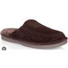 Image 1 : Nuknuuk Men’s Todd Brown Size 10 Slippers with Faux Fur Lining