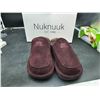 Image 5 : Nuknuuk Men’s Todd Brown Size 10 Slippers with Faux Fur Lining