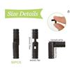 Image 1 : UFURMATE Barrel Hinges 30 Pieces Black Brass Cylindrical Hinges M4 x 20mm