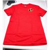 Image 2 : Red Disney Pixar T-Shirt Featuring The Incredibles Logo