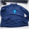 Image 2 : Columbia Blue Quarter-Zip Fleece Pullover – XL