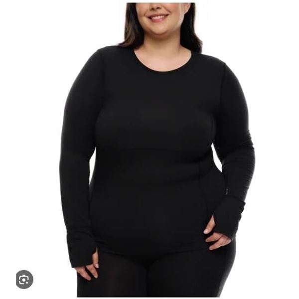 Lole Women’s Merino Baselayer Top – Black – Size XL/TP