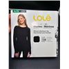 Image 2 : Lole Women’s Merino Baselayer Top – Black – Size XL/TP