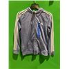 Image 3 : Adidas Full-Zip Hoodie with Three-Stripes Design, Size Large