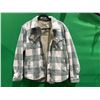 Image 2 : Sage Collective L/G Button-Up Plaid Jacket with Sherpa Lining