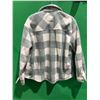 Image 4 : Sage Collective L/G Button-Up Plaid Jacket with Sherpa Lining