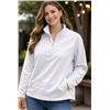 Image 1 : Mondetta XL/TTG Quarter-Zip Fleece Pullover in Light Gray