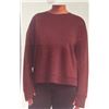 Image 1 : Danskin Women’s Pullover Sweatshirt XL/TG in Maroon