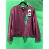 Image 2 : Danskin Women’s Pullover Sweatshirt XL/TG in Maroon