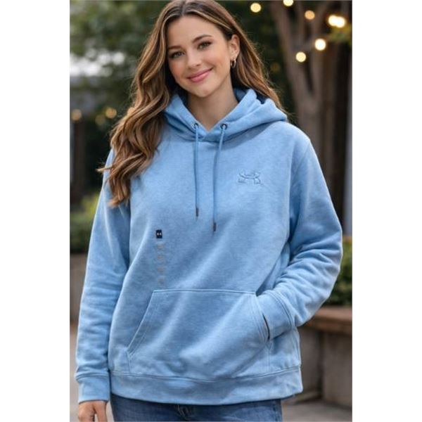 Under Armour Blue Hooded Sweatshirt L/G/G Made in Vietnam
