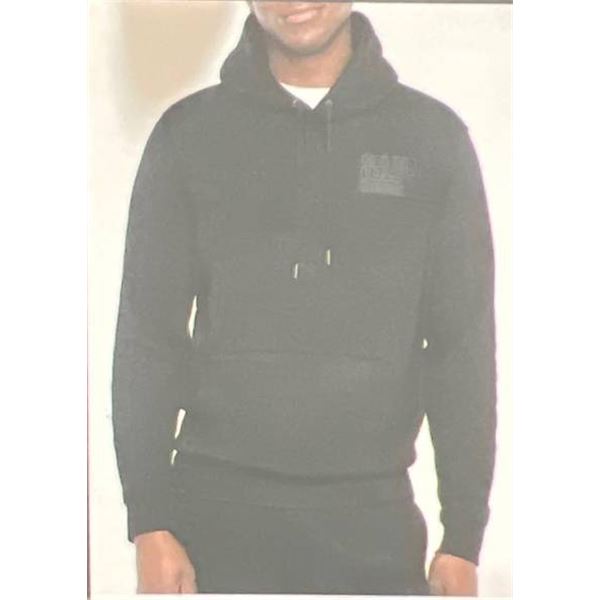 Gap Hoodie in Black, Size Medium, with Drawstring Hood