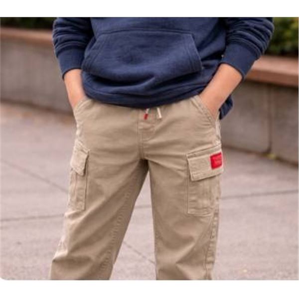 Levis Cargo Jogger Pants for Kids, Size 7, Beige