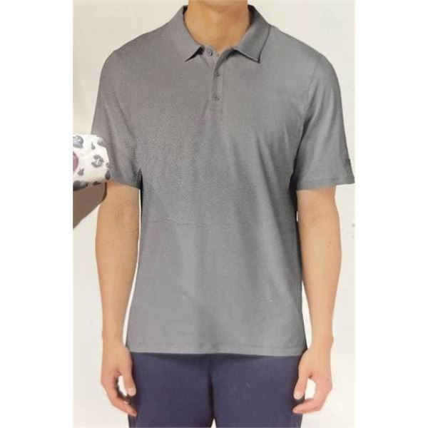 Kirkland Signature Men’s Polo Shirt, Size M, Gray
