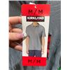 Image 3 : Kirkland Signature Men’s Polo Shirt, Size M, Gray