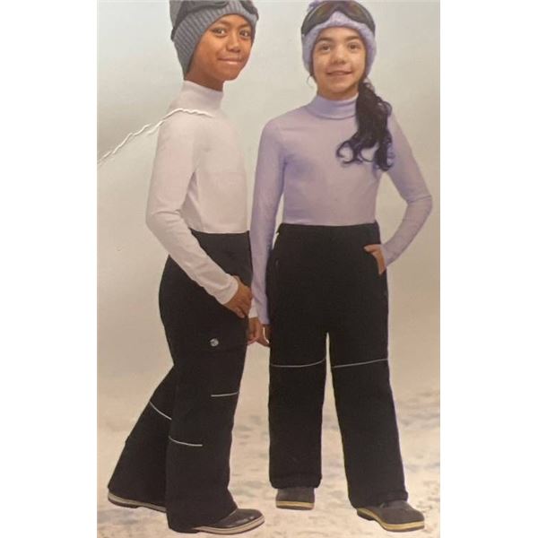 Stormpack Sunice Youth Snow Pants, Black, Size 12