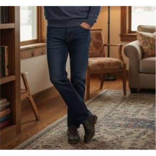 Men’s Kirkland Denim Jeans 34×32 with Cotton Blend Construction