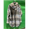 Image 4 : Boston Traders Plaid Hooded Coat, Size XXL/TTG, with Sherpa Lining