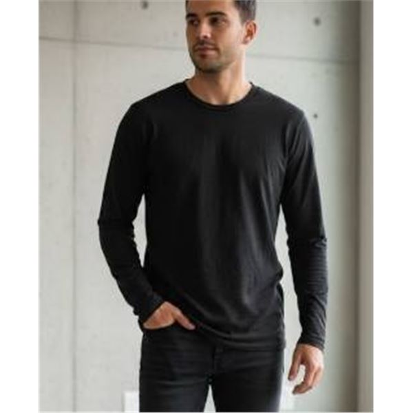 Segments Merino Wool Long Sleeve Shirt Black Size L/G 5840103