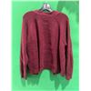 Image 4 : GAP XL/TG Knit Cardigan in Maroon Color with Buttons