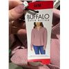 Image 2 : Buffalo David Bitton Pink Long-Sleeve Waffle-Knit Shirt, Size Medium