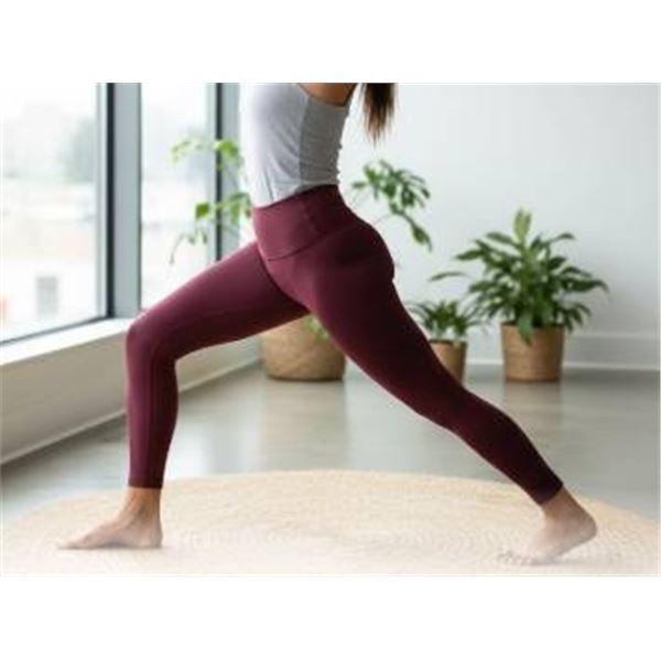 Fabletics Women’s Leggings L/G in Burgundy Color, Style LG2500731-6932-36000