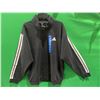 Image 3 : Adidas Black Half-Zip Pullover with White Stripes, Size L/G