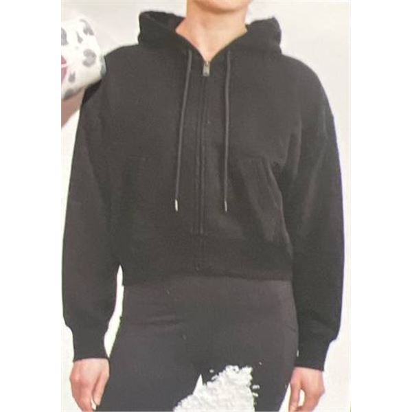 Tuff Athletics XS Black Cropped Hoodie With Tag