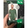 Image 3 : PL by Petit Lem Men’s Pajama Set, XL, Green with Tree Print