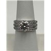 Image 3 : $1600 APPRAISED 2.00 CARAT ENGAGEMENT WEDDING RING SET