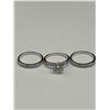Image 4 : $1600 APPRAISED 2.00 CARAT ENGAGEMENT WEDDING RING SET