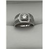 Image 1 : $1565 APPRAISED 1.00 CARAT MENS MOISSANITE RING