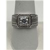 Image 2 : $1565 APPRAISED 1.00 CARAT MENS MOISSANITE RING