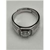 Image 4 : $1565 APPRAISED 1.00 CARAT MENS MOISSANITE RING