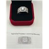 Image 5 : $1565 APPRAISED 1.00 CARAT MENS MOISSANITE RING