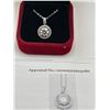 Image 5 : $1680 APPRAISED 2.00 CARAT SOLITAIRE PENDANT & CHAIN SET