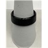 Image 2 : Solid Black Titanium Ring, Matte Finish, SIZE 10 Band