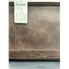 Image 5 : Rainsmore RM20018 Leather Laptop Bag, Brown, Size L