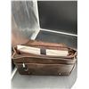 Image 8 : Rainsmore RM20018 Leather Laptop Bag, Brown, Size L