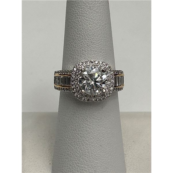 $1300 APPRAISED 2.00 CARAT MUKLTI STONE DRESS RING