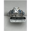 Image 3 : Jeulia  Ring 4.3 Carat Butterfly Ring 925 Sterling Silvers Crystal Ring Topaz Rings Size 8.5