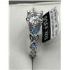 Image 4 : Jeulia  Ring 4.3 Carat Butterfly Ring 925 Sterling Silvers Crystal Ring Topaz Rings Size 8.5