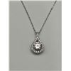 Image 4 : $2245 APPRAISED 3.00 CARAT TEAR DROP PENDANT & CHAIN SET