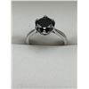Image 1 : $1800 APPRAISED 3.00 CARAT BLACK SOLITAIRE RING