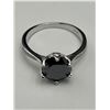 Image 3 : $1800 APPRAISED 3.00 CARAT BLACK SOLITAIRE RING