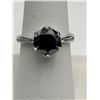 Image 4 : $1800 APPRAISED 3.00 CARAT BLACK SOLITAIRE RING