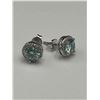 Image 5 : $1375 APPRAISED 2.00 CARAT SOLITAIRE EARRING SET