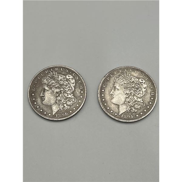 1895 and 1896 Morgan Dollar Replica Coins with COPY Mark