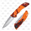 Image 1 : Buck Knives Bantam BLW Model 285 with Orange Camo Handle