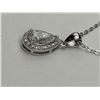 Image 3 : $985 APPRAISED 1.0 CARAT TEAR DROP SOLITAIRE PENDANT SET