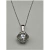 Image 1 : $5150 APPRAISED 5.00 CARAT SOLITAIRE PENDANT & CHAIN